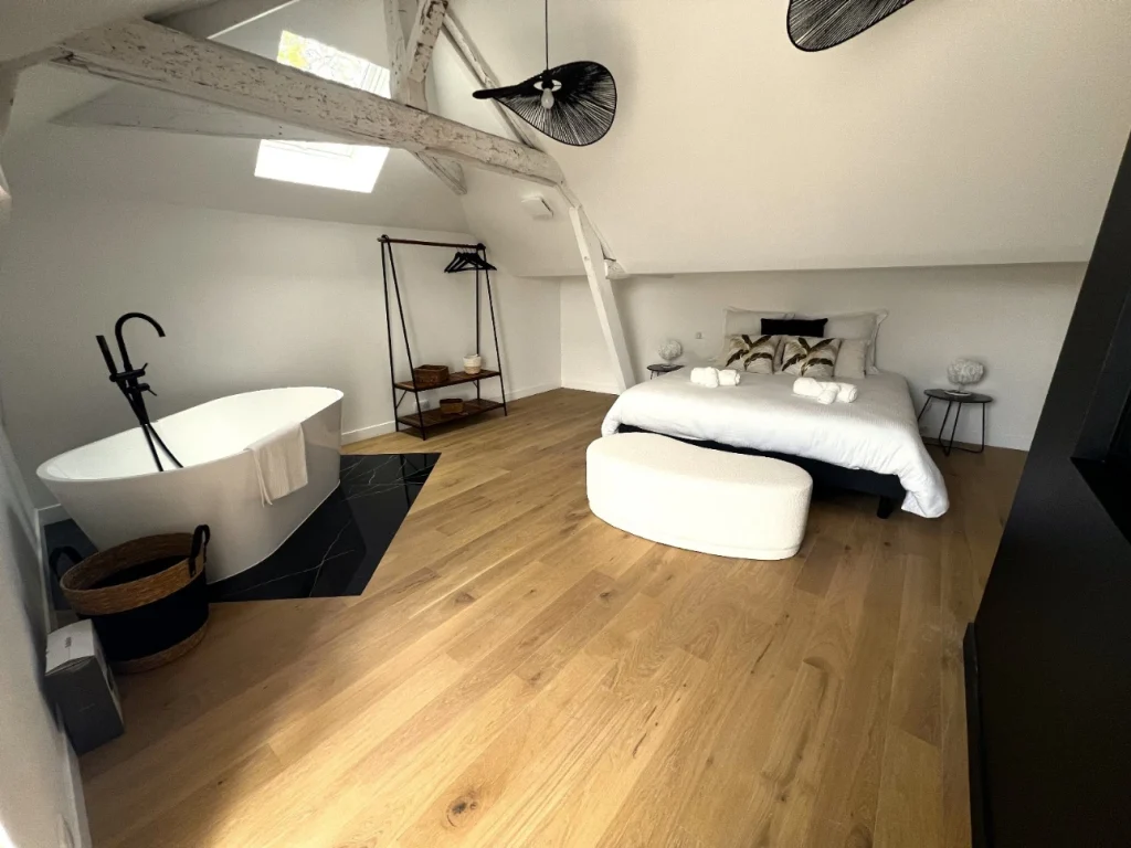 chambre à louer pour une semaine de vacances pour deux en Loire Atlantique